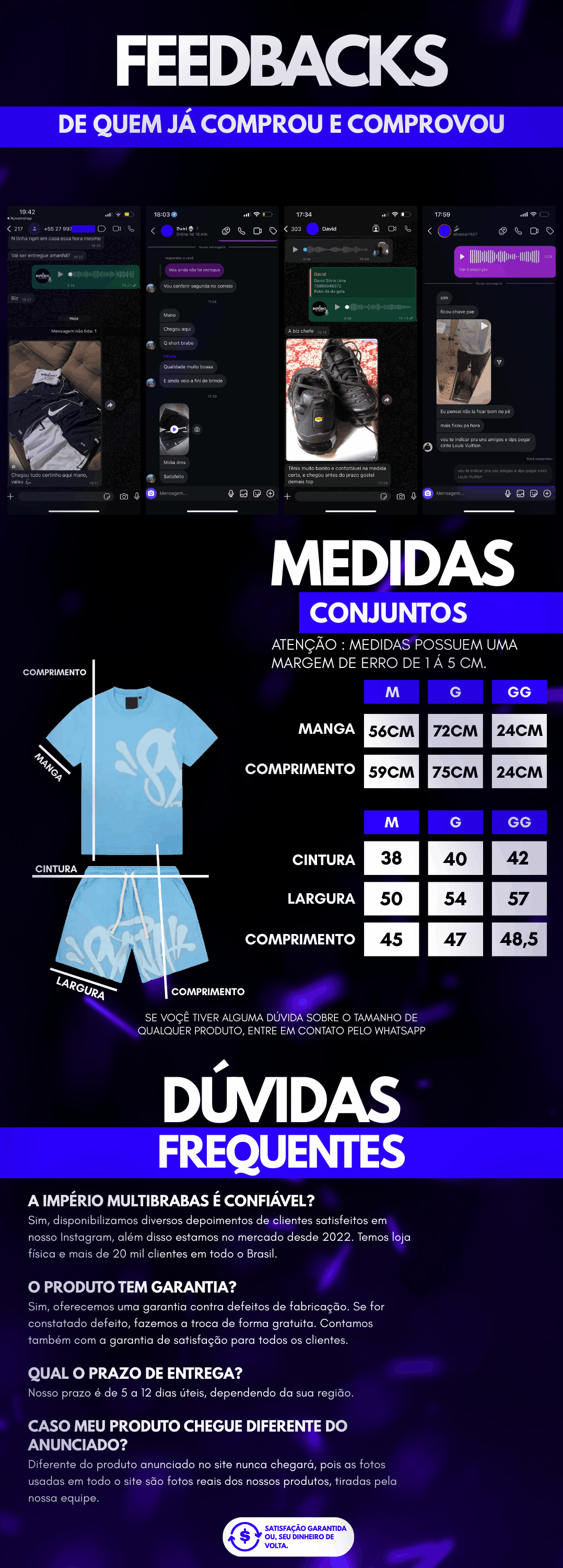 CONJUNTO SYNA WORLD SUMMER - BLUE + BRAZIL